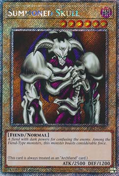 Summoned Skull (V.1 - Platinum Secret Rare)