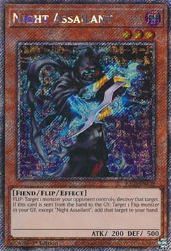 Night Assailant (V.1 - Platinum Secret Rare)