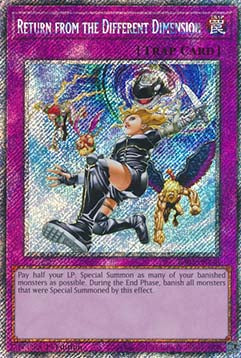 Return from the Different Dimension (V.1 - Platinum Secret Rare)