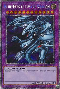 Blue-Eyes Ultimate Dragon (V.1 - Platinum Secret Rare)