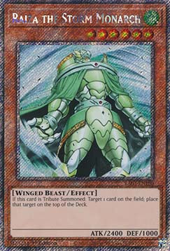 Raiza the Storm Monarch (V.1 - Platinum Secret Rare)