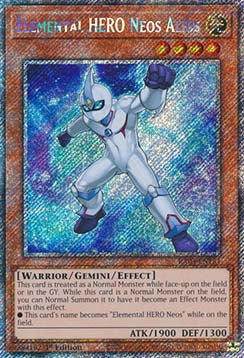 Elemental HERO Neos Alius (V.1 - Platinum Secret Rare)