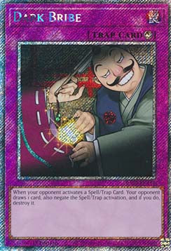 Dark Bribe (V.1 - Platinum Secret Rare)