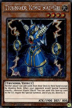 Thunder King Rai-Oh (V.1 - Platinum Secret Rare)
