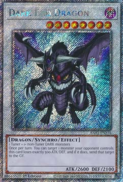 Dark End Dragon (V.1 - Platinum Secret Rare)