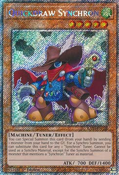 Quickdraw Synchron (V.1 - Platinum Secret Rare)