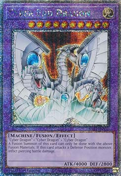 Cyber End Dragon (V.2 - Quarter Century Secret Rare)