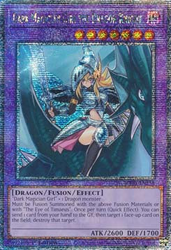 Dark Magician Girl the Dragon Knight (V.2 - Quarter Century Secret Rare)