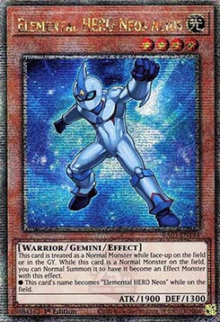 Elemental HERO Neos Alius (V.2 - Quarter Century Secret Rare)