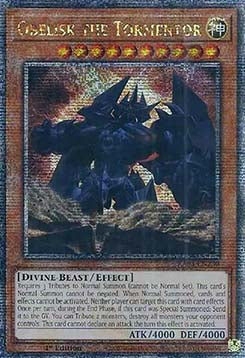 Obelisk the Tormentor (V.2 - Quarter Century Secret Rare)