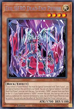 Evil HERO Dead-End Prison (V.1 - Secret Rare)
