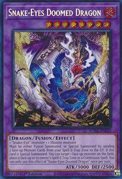 Snake-Eyes Doomed Dragon (V.1 - Secret Rare)