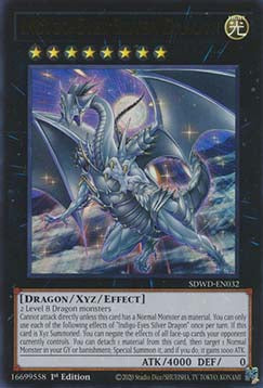 Indigo-Eyes Silver Dragon