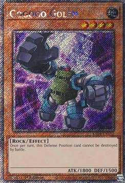 Gogogo Golem (V.1 - Platinum Secret Rare)