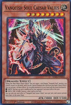 Vanquish Soul Caesar Valius (V.1 - Super Rare)