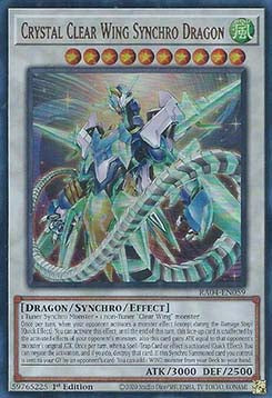 Crystal Clear Wing Synchro Dragon (V.2 - Ultra Rare)