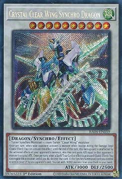 Crystal Clear Wing Synchro Dragon (V.3 - Secret Rare)