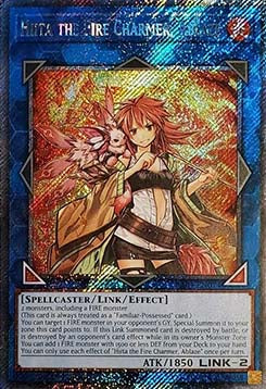 Hiita the Fire Charmer, Ablaze (V.4 - Platinum Secret Rare)