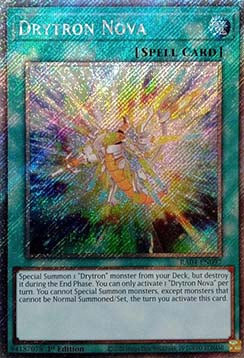 Drytron Nova (V.4 - Platinum Secret Rare)