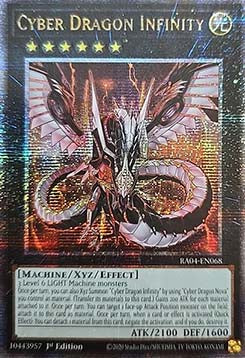 Cyber Dragon Infinity (V.5 - Quarter Century Secret Rare)