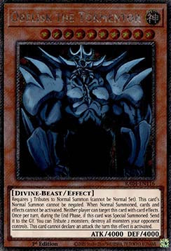 Obelisk the Tormentor (V.1 - Platinum Secret Rare)