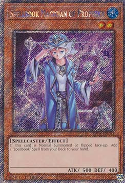 Spellbook Magician of Prophecy (V.1 - Platinum Secret Rare)