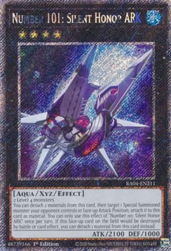 Number 101: Silent Honor ARK (V.1 - Platinum Secret Rare)
