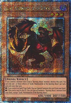 Graff, Malebranche of the Burning Abyss (V.2 - Quarter Century Secret Rare)