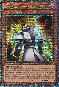 Absolute King Back Jack (V.2 - Quarter Century Secret Rare)