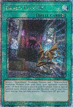 Draco Face-Off (V.2 - Quarter Century Secret Rare)