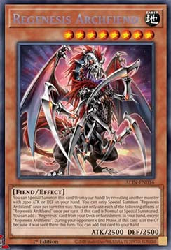 Regenesis Archfiend (V.1 - Secret Rare)