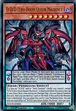D/D/D Zero Doom Queen Machinex (V.1 - Ultra Rare)