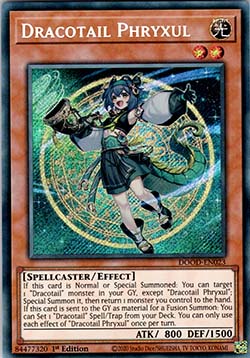 Dracotail Phryxul (V.1 - Secret Rare)