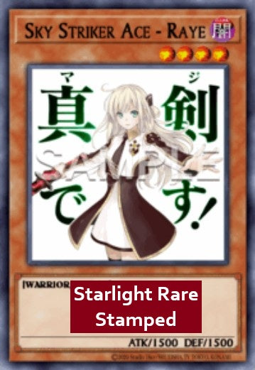 Sky Striker Ace - Raye (V.2 - Starlight Rare)
