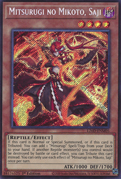 Mitsurugi no Mikoto, Saji (V.2 - Secret Rare)
