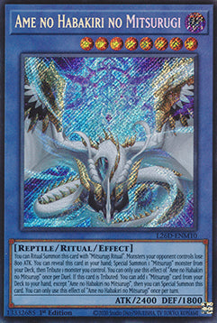 Ame no Habakiri no Mitsurugi (V.2 - Secret Rare)