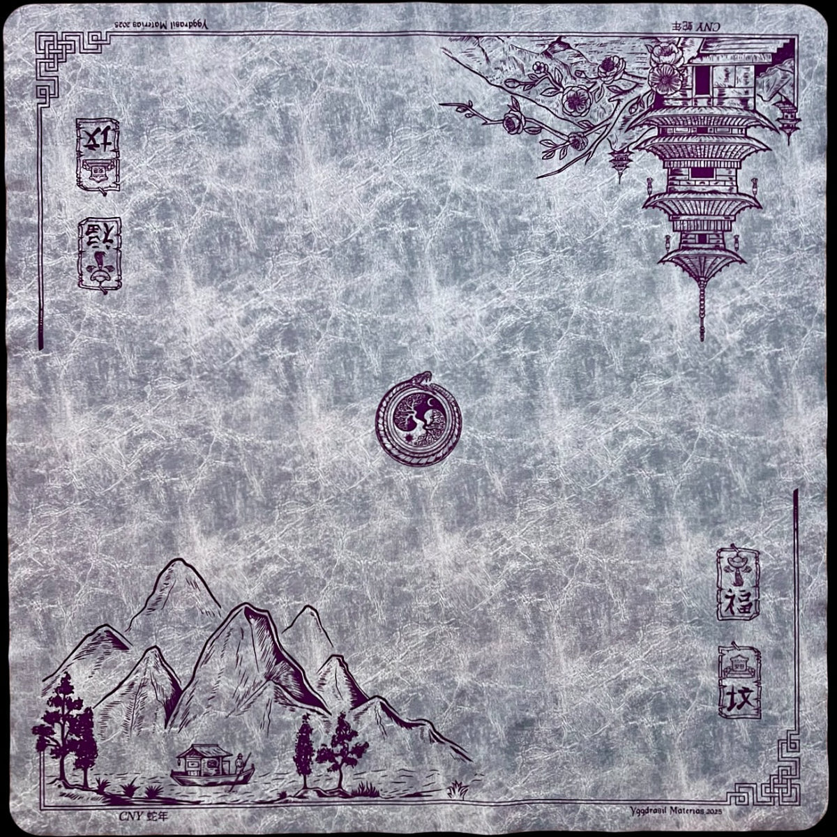Yggdrasil Materias - M4 CNY Gris/Violet Cloth Play Mat
