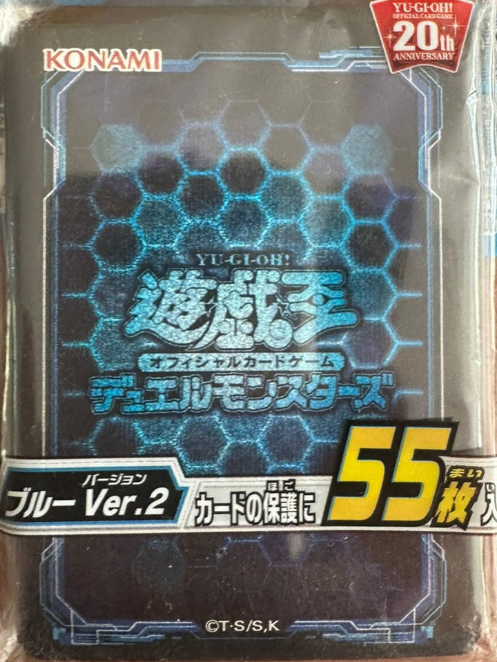 Yu-Gi-Oh! OCG Dark Hex Blue 2018 Card Sleeves 55x