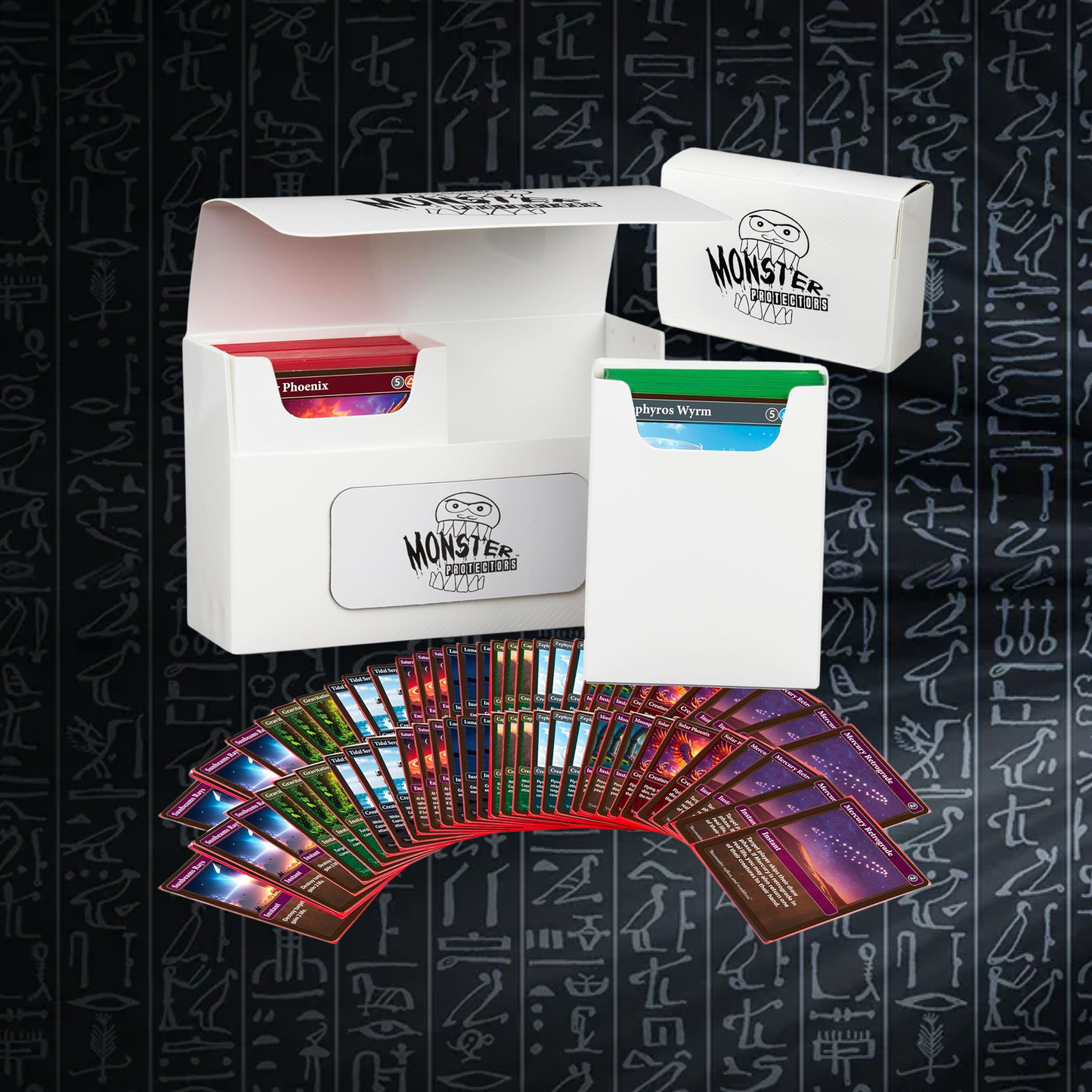 Monster Protectors - Double Deck Box White