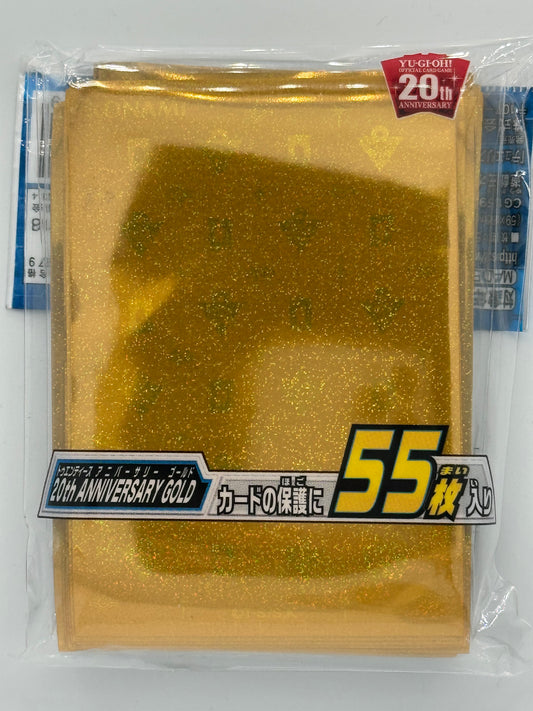 Yu-Gi-Oh! OCG - Golden KC Sleeves 20th Anniversary 55x