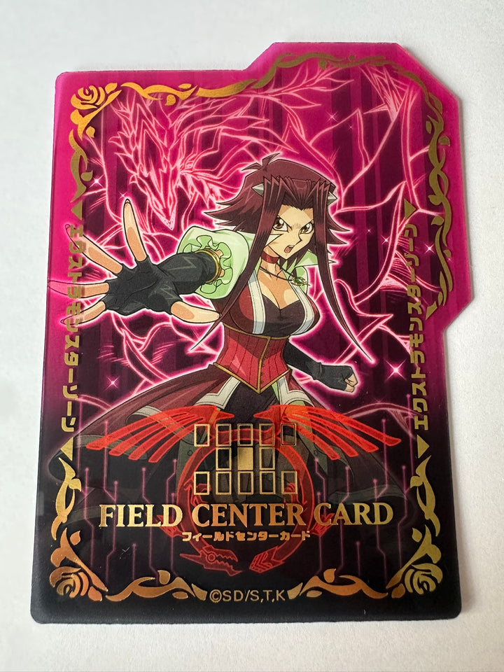 Yu-Gi-Oh! 5D's Field Center Card Dragon Signer Set Akiza Izinski Japan