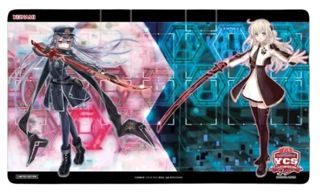 Yu-Gi-Oh! OCG YCSJ Nagoya 2020 Sky Striker Raye & Roze Playmat (Used)