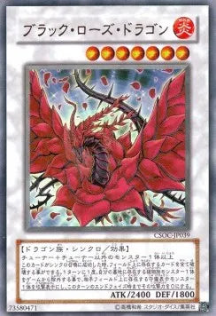Black Rose Dragon (V.1 - Ultra Rare) CSOC-JP-039 – Japanisch, EX