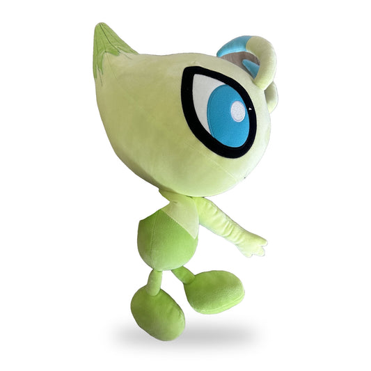 Celebi Pokemon Pluesch Sammelfigur weisser Hintergrund