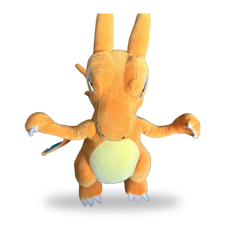 Charizard Pokemon Pluesch Sammelfigur weisser Hintergrund