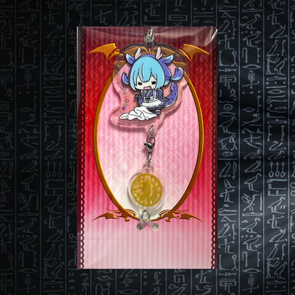 Yugioh OCG - Drachenmädchen Schlüssenanhänger 2-er Set