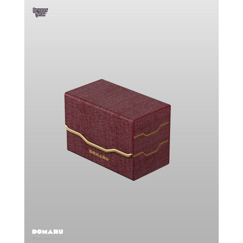 DOMARU Vertex Duo 200 Deck Box Carnelian