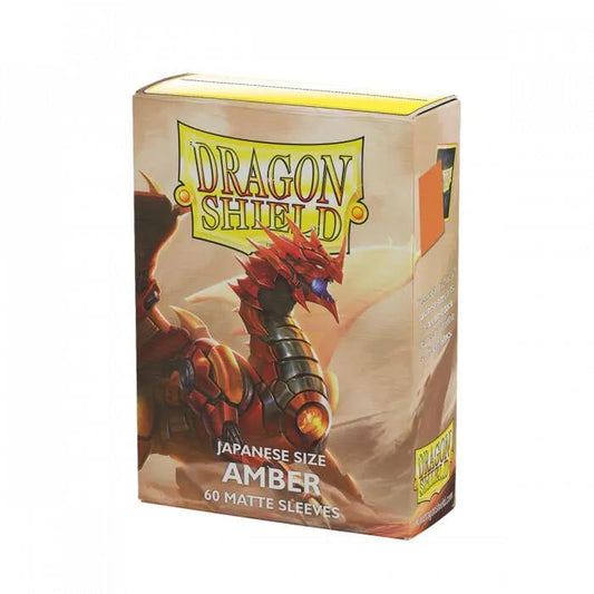 Dragon Shield Japanese Matte Sleeves Amber 60-Pack
