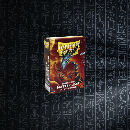 Dragon Shield Japanese Size Matte Clear Outer Sleeves (60-Pack) 