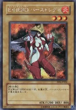 Elemental HERO Burstinatrix PP8-002 Secret Rare – Japanisch, EX